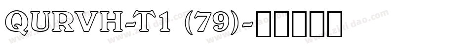 QURVH-T1 (79)字体转换